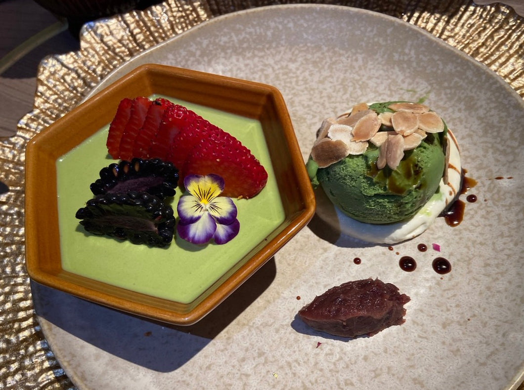 Green Tea Panna cotta